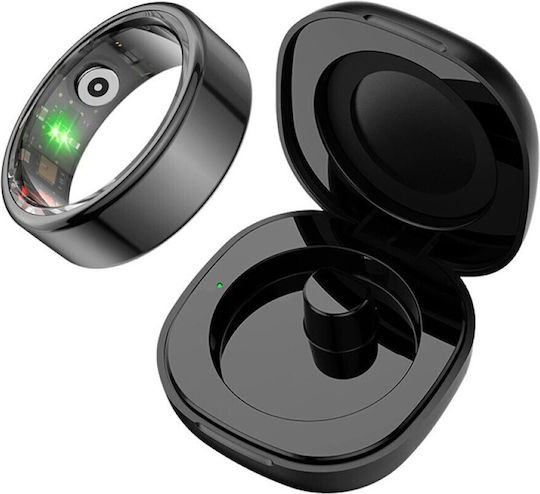 Colmi R02 Smart Ring 20.3mm με Παλμογράφο Μαύρο