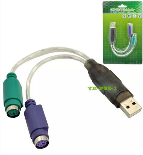 Microconnect Microconnect Konverter männlich zu weiblich 1 Stück USBA2PS2