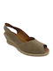Mediterranea Women's Platforms In Espadrille Style Beige