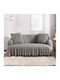 Rebeka Home Elastische Abdeckung Für Zweisitziges Sofa Grau