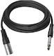 Vivolink Cable XLR Male - XLR Male Black 2m PROAUDXLRJACKS2