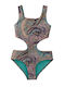 SugarFree Kids One-Piece Swimsuit Rose Pin