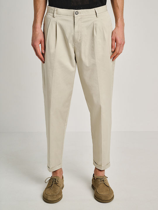 Trousers in Relaxed Fit Light Beige 60-BP0191.055.N0033