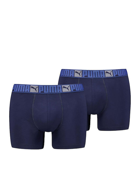 PUMA Men's Boxers Blue Printed 2Pack