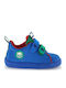 Kids Sneakers Anatomic Barefoot with Hoop & Loop Closure Blue