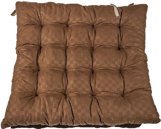 Възглавница за градински стол Brown 40x40см