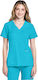 Cherokee Originals Ultra Female Medical Blouse Turquoise