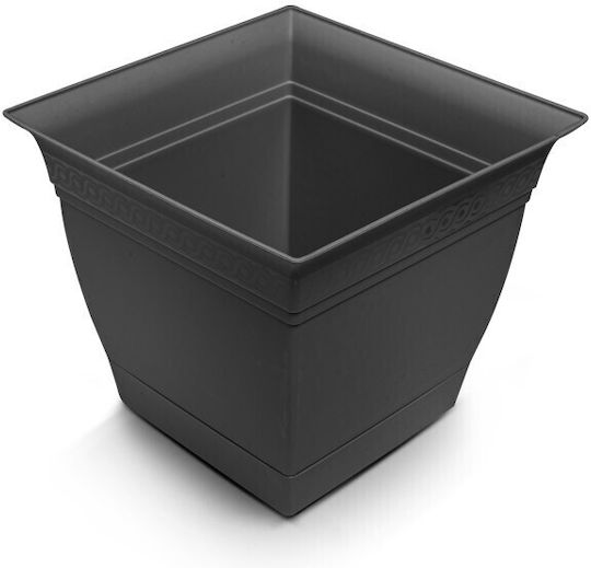 Viosarp Violet Kunststoff Blumentopf Schwarz