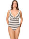 One Piece Swimsuit Ecru