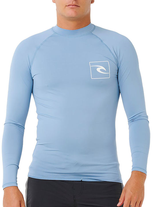 Rip Curl Upf Men's Long Sleeve Sun Protection Shirt Blue