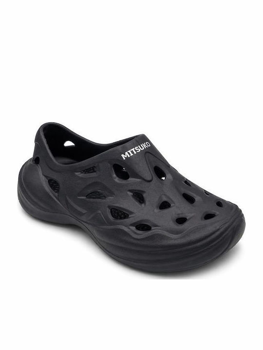Mitsuko Sa72645m-bla Men's Closed Sandal Black