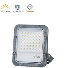 Vito LED Flood Light 30W Waterproof 6000K Vito LED Flood Light 30W Waterproof 6000K