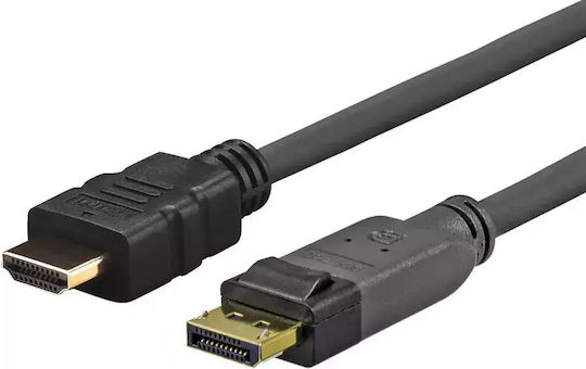 Vivolink Μετατροπέας DisplayPort / HDMI male σε DisplayPort / HDMI / DC male 1τμχ PRODPHDMI10