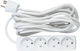 Deltaco Power Strip 4 Sockets with Cable 5m