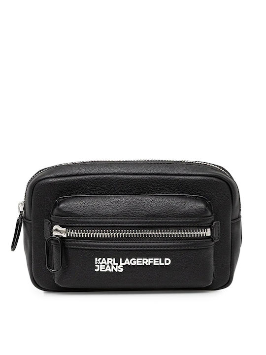Men's Leather Bum Bag Black