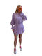 Women's Set with Lilac Shorts