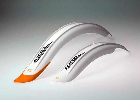20 Zoll Kido Chopper SDS Weiße Orange Fahrrad-Schutzbleche