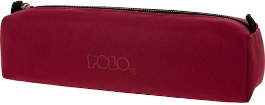 Polo Original Wallet Pencil Case Cylinder Burgundy