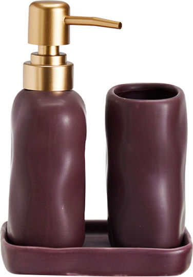 MRShome Ceramic Bathroom Accessory Set 3 Pieces