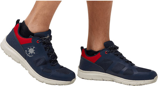 Blueport Grip Waterproof Blue Red Shoes
