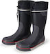 C4s Sailing Boots Long Black Grey