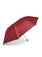 Compact Red Umbrella