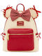 Loungefly Kids Red Backpack Bag Disney Minnie Mouse Rock Dots Mini