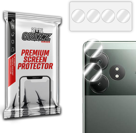 GrizzGlass Hybridglass Handy-Kameraschutz Membrane Transparente für das Realme GT 6T