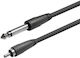 Vivolink Μετατροπέας RCA male σε 6.3mm male 1τμχ PROAUDJACKMRCA10