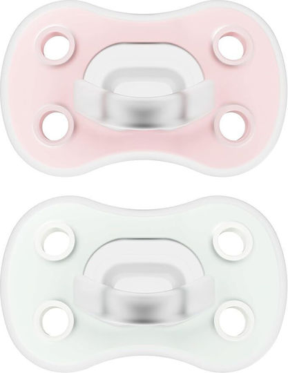 Dr. Brown's Advantage Silicone Pacifiers Pink for 0-6 Months 2 Pieces