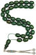 Roloi Komboloi Worry Beads with 33 Beads Made of Mastic Length 39cm Green