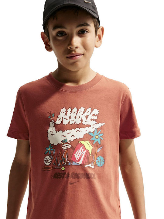 Nike Kinderoberteile Kurzärmelig Rot Nsw Nsw