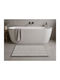 MRShome Rutschfeste Badematte DF-0063002 Grau/Weiß 60x40cm