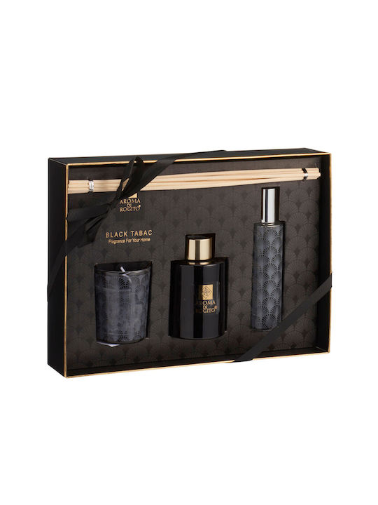 Σετ Αρωματικών Χώρου Black Tabac Mrshome Mrshome Df-0016003