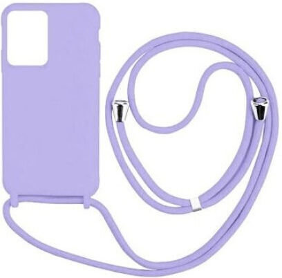 Technovo Задна Корица с Каишка за Врата Лилава (Xiaomi Redmi 13c)