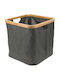 MRShome Fabric Gray Storage Basket 30.5x30.5x30cm