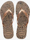 Fantasia Flip Flops in Brown Colour