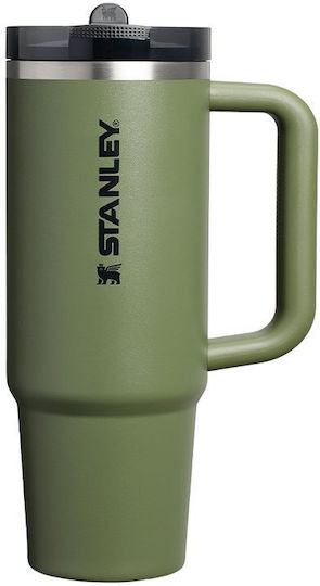 Stanley Protour Flip Handled Tumbler Thermos Bottle Plastic 890ml Stanley With Straw And Handle