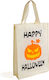 Geantă Pentru Cadou Cu Tematică Halloween Portocalie 30x40cm