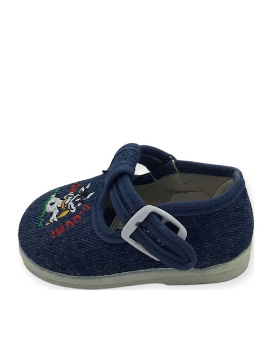 Adam's Shoes Бебешки Мокасини За Прегръдка Тъмносини