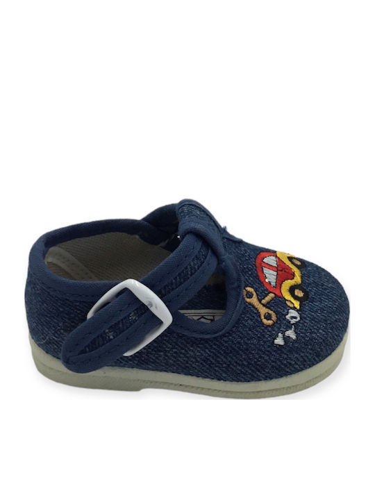 Adam's Shoes Бебешки Мокасини За Прегръдка Тъмносини