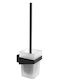 Karag Glass Toilet Brush Bathroom Black