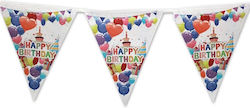 Γιρλαντες Σημαιακια Happy Birthday Μπαλονια 3m