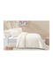 Liolios Home Armony Tagesdecken Halbdoppel Cream 180x240cm