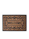 MRShome Doormat Entrance Rubber Welcome 60x40cm