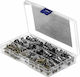 Selbstschneidende Trockenbau Schraube Kreuz Metallisch mit Länge 4mm 100 Stück in Hardcase-Set