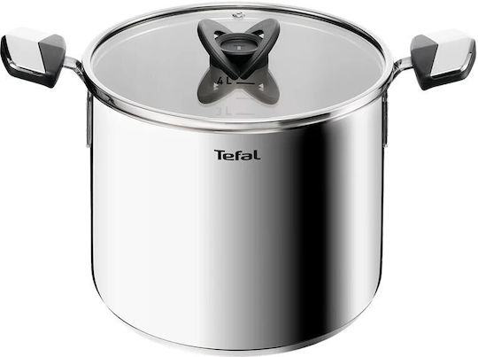 Tefal Emotion+ Ανοξείδωτη Κατσαρόλα Μαρμίτα 6.4lt /