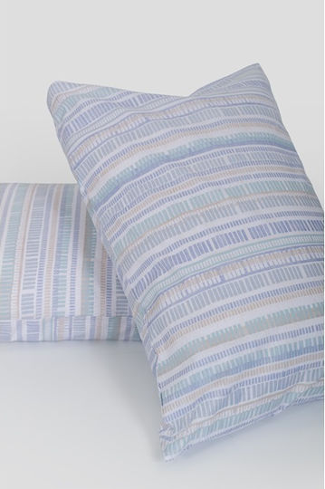 Biokarpet Μαξιλαροθήκη Naf Naf Summit 154 Denali Blue-σετ Μαξιλαροθήκες
