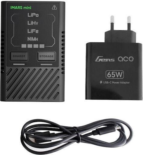 Gens Ace Încărcător Rc Imars Mini G-tech Usb-c 2-4s 60w Sursă De Alimentare