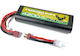 Absima Lipo Battery 7.4v-25c 4200mah Roundcase T-plug + Tamiya Adapter